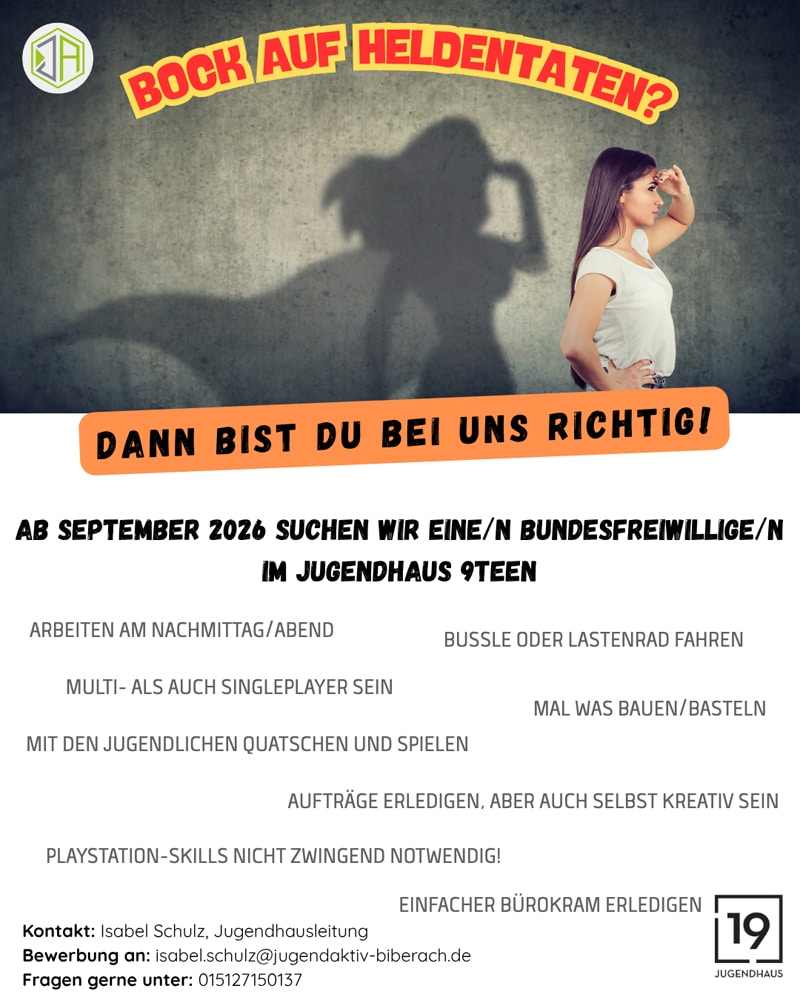 Jugendaktiv - Biberach an der Riss | Jugendhaus Jugendaktiv - Biberach an der Riss | Jugendhaus