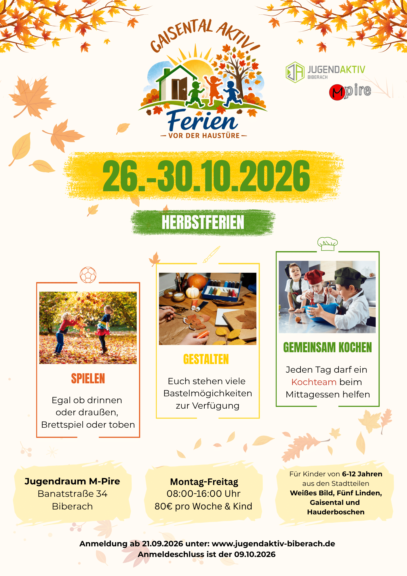 Jugendaktiv - Biberach an der Riss | Herbstfreizeit - Gaisental aktiv! Jugendaktiv - Biberach an der Riss | Herbstfreizeit - Gaisental aktiv!